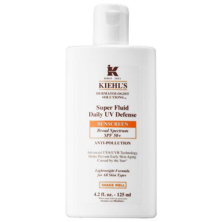 Kiehl's Since 1851 Super Fluid Daily Uv Defense Sunscreen Broad Spectrum Spf 50+ 4.2 Oz/ 125 Ml