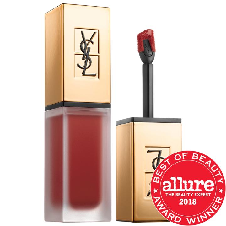 Yves Saint Laurent Tatouage Couture Liquid Matte Lip Stain 8 Black Red Code .20 Oz/ 6 Ml