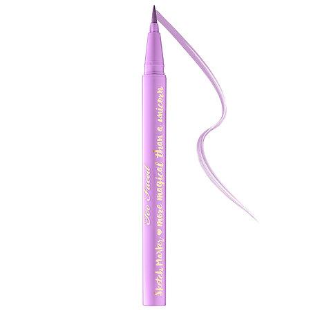 Too Faced Sketch Marker Liquid Art Eyeliner Deep Lilac 0.015 Oz