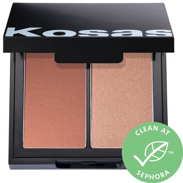 Kosas Color & Light: Pressed Powder Blush & Highlighter Duo Contrachroma High Intensity 0.32 Oz/ 9 G