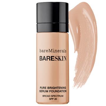 Bareminerals Bareskin(r) Pure Brightening Serum Foundation Broad Spectrum Spf 20 Bare Satin 06 0.5 Oz