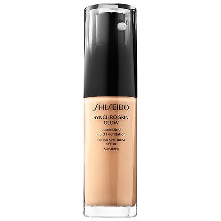 Shiseido Synchro Skin Glow Luminizing Fluid Foundation Broad Spectrum Spf 20 Neutral 4 1 Oz/ 30 Ml