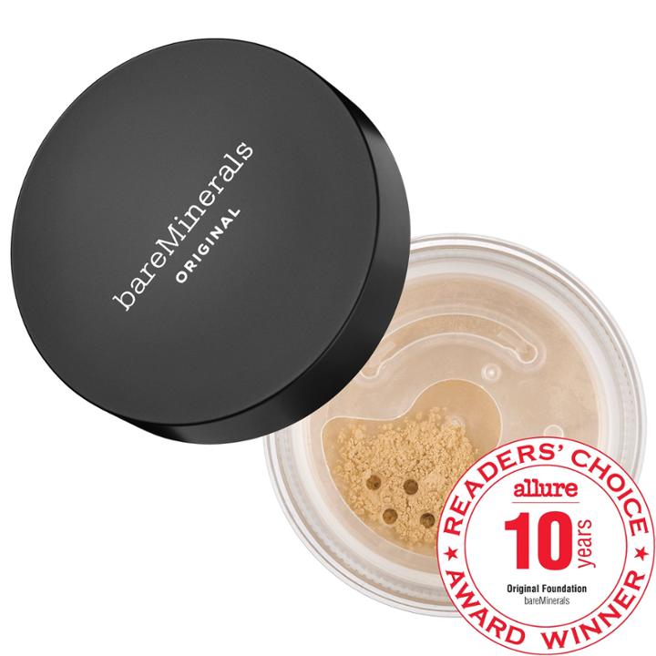 Bareminerals Original Loose Powder Mineral Foundation Broad Spectrum Spf 15 Golden Fair 04 0.28 Oz