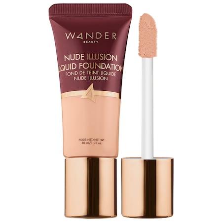 Wander Beauty Nude Illusion Liquid Foundation Light 1.01 Oz/ 30 Ml