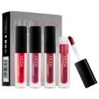Huda Beauty Liquid Matte Minis Red Edition 4 X 0.064 Oz/ 1.9 Ml