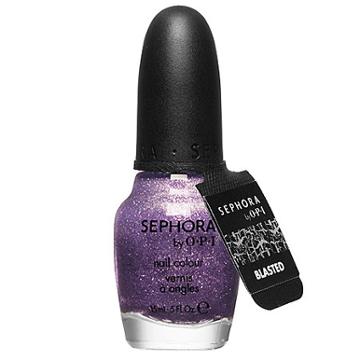Sephora By Opi Blasted Nail Colour Blasted Purple Glitter 0.5 Oz