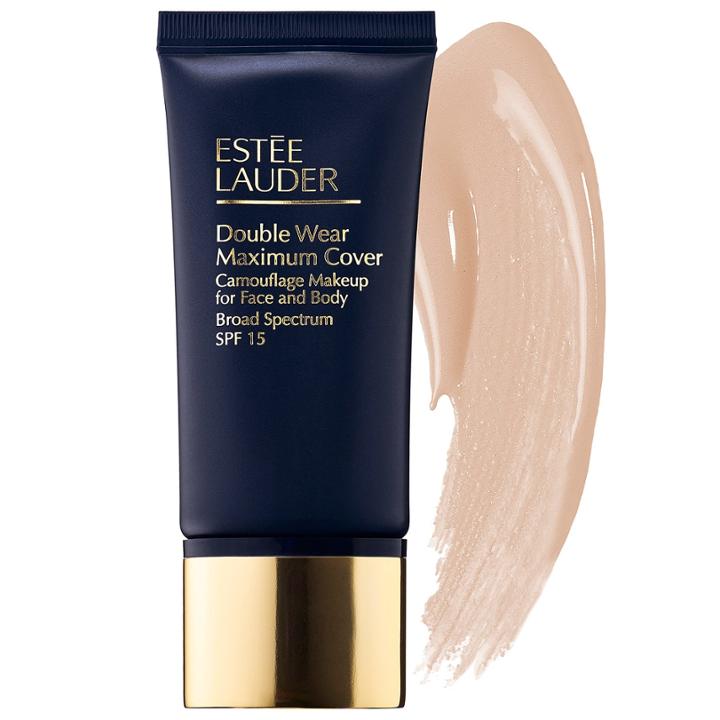 Este Lauder Double Wear Maximum Cover Camouflage Foundation For Face And Body Spf 15 1n3 Creamy Vanilla 1 Oz