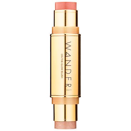 Wander Beauty On-the-glow Blush And Illuminator Coral Rose/ Nude Glow 2 X 0.11 Oz