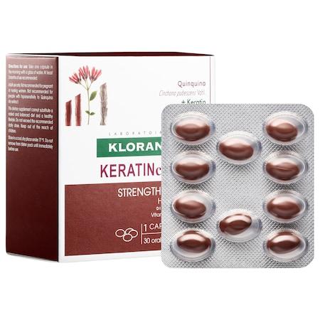 Klorane Keratincaps Hair & Nails Dietary Supplement 30 Capsules