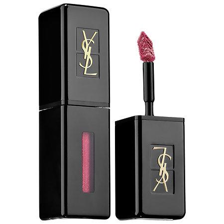 Yves Saint Laurent Rouge Pur Couture Vernis Levres Vinyl Cream 407 Carmin Session 0.18 Oz