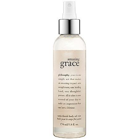 Philosophy Amazing Grace Satin-finish Body Oil Mist Spray 5.8 Oz