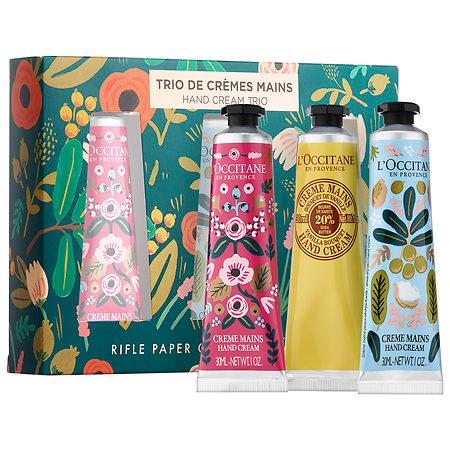 L'occitane Rifle Paper Co. For L'occitane Hand Cream Trio