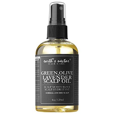 Earth's Nectar Green Olive & Lavender Scalp Oil 4 Oz