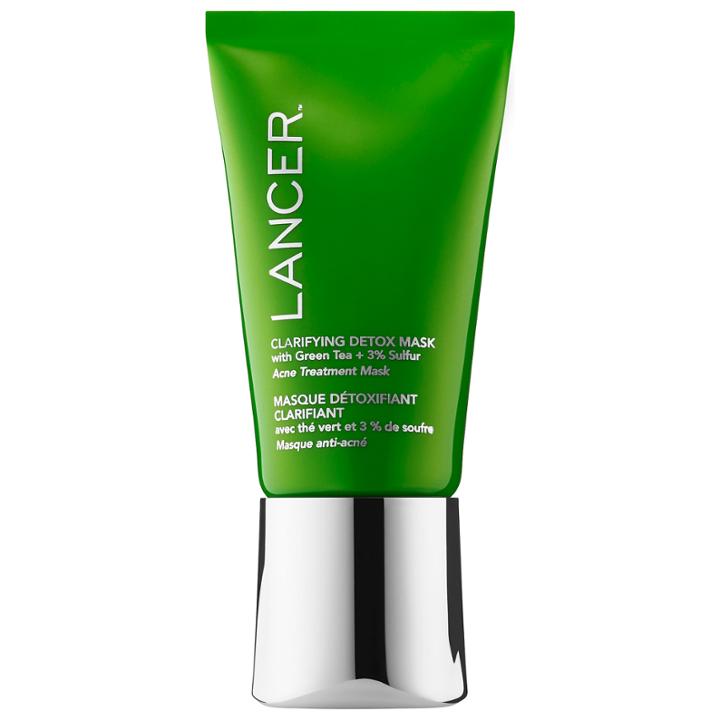 Lancer Clarifying Detox Mask With Green Tea + 3% Sulfur 1.7 Oz/ 50 Ml