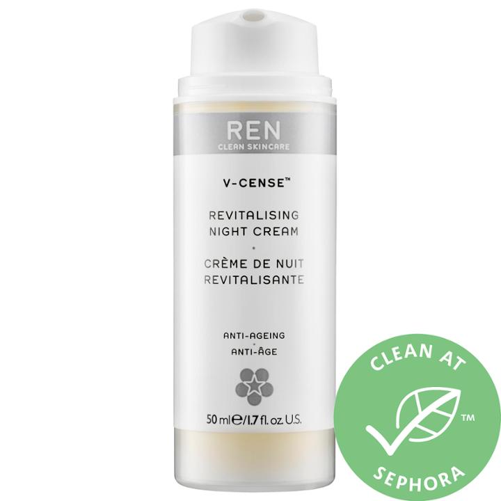 Ren Clean Skincare V-cense Revitalising Night Cream 1.7 Oz/ 50 Ml