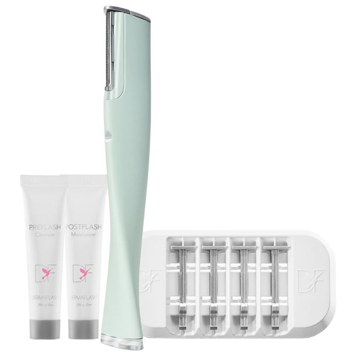 Dermaflash Luxe Facial Exfoliation & Peach Fuzz Removal Icy Green