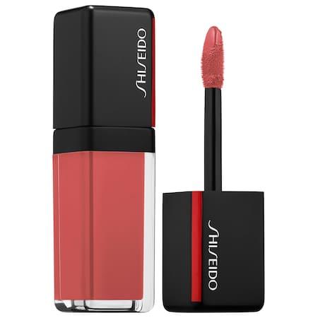 Shiseido Lacquerink Lip Shine 312 Electro Peach 0.2 Oz/ 6 Ml