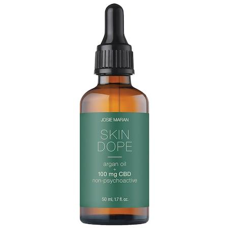 Josie Maran Skin Dope Argan Oil + 100 Mg Cbd Non-psychoactive 1.7 Oz/ 50 Ml