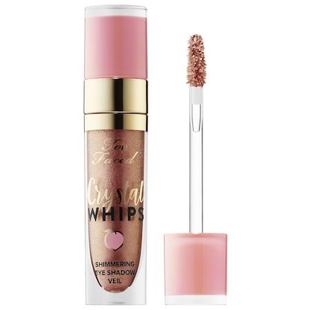 Too Faced Peaches & Cream Crystal Whips Long-wearing Shimmering Eye Shadow Veil Totally Whipped 0.165 Oz/ 4.90 Ml