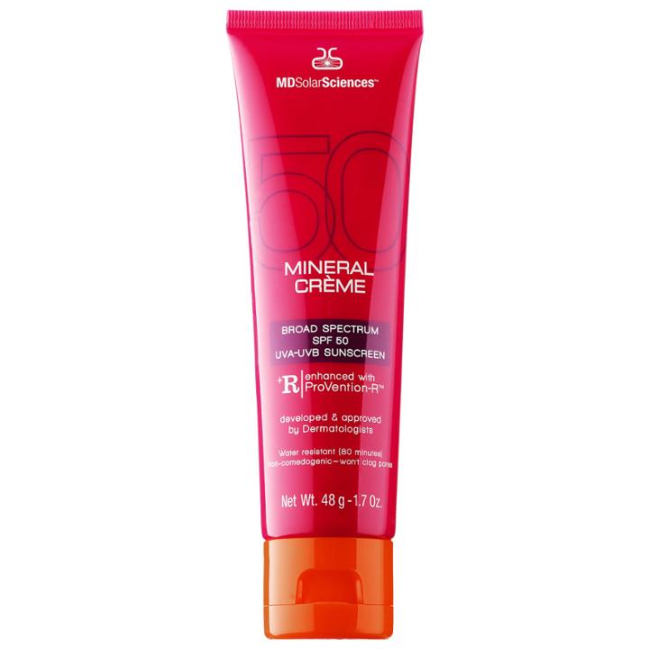 Mdsolarsciences Mineral Crme Broad Spectrum Spf 50 Uva-uvb Sunscreen 1.7 Oz