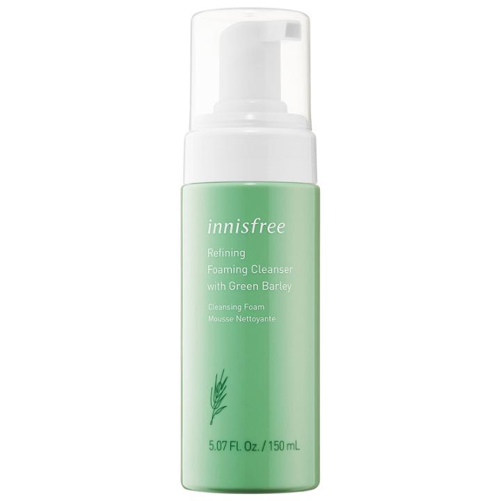 Innisfree (green Barley) Refining Bubble Cleanser 5.07 Oz/ 150 Ml