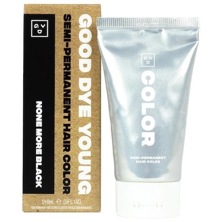 Good Dye Young Semi-permanent Hair Color None More Black Black