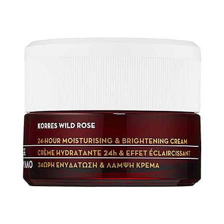Korres Wild Rose 24-hour Moisturizing & Brightening Cream 1.35 Oz