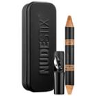 Nudestix Sculpting Pencil Highlight: Medium / Contour: Deep 3 0.096 Oz/ 2.7 G
