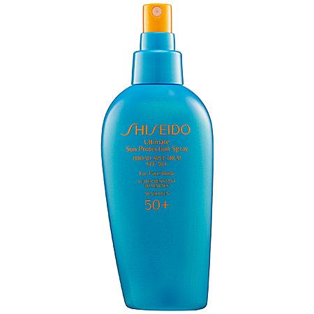 Shiseido Ultimate Sun Protection Spray Broad Spectrum Spf 50+ For Face/body 5 Oz/ 148 Ml