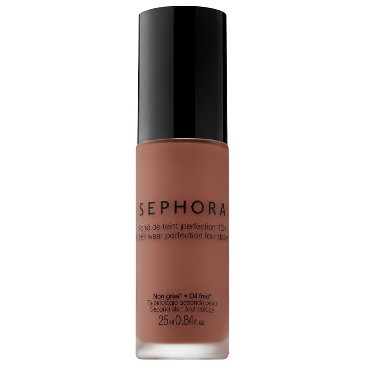 Sephora Collection 10 Hr Wear Perfection Foundation 61 Dark Chocolate 0.84 Oz/ 25 Ml