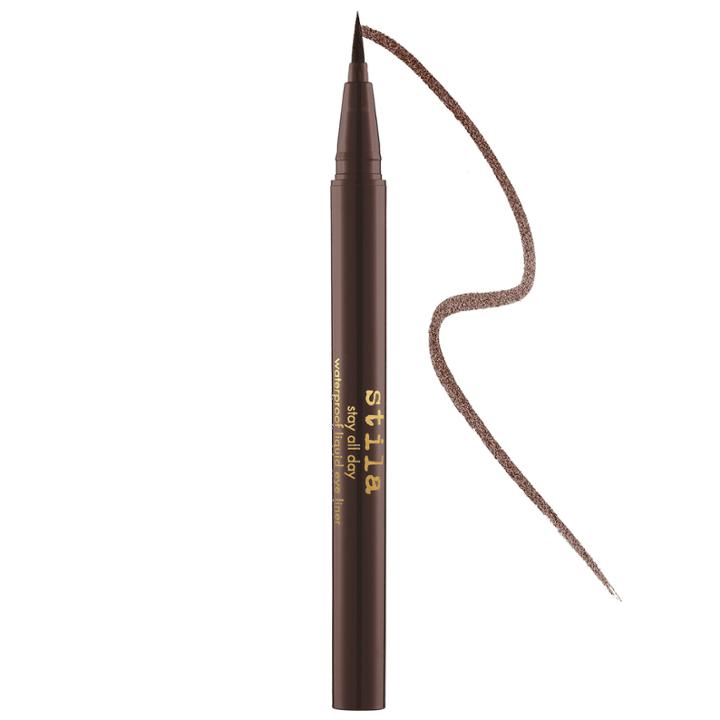 Stila Stay All Day Waterproof Liquid Eye Liner Dark Brown 0.016 Oz/ 0.5 Ml