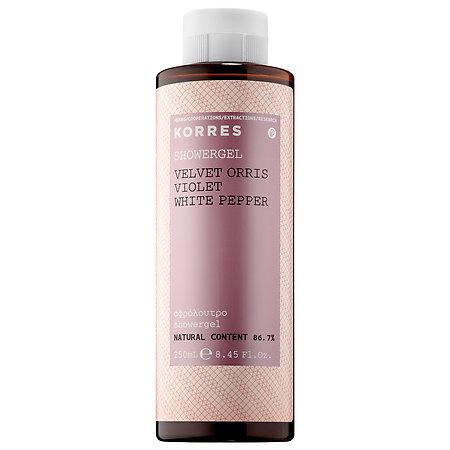 Korres Velvet Orris Violet White Pepper Showergel 8.45 Oz