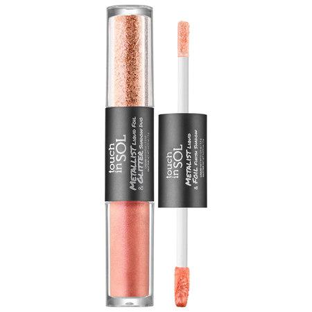 Touch In Sol Metallist Liquid Foil & Glitter Eye Shadow Duo #24 Titiana Liquid 0.123 Oz / Glitter 0.070 Oz