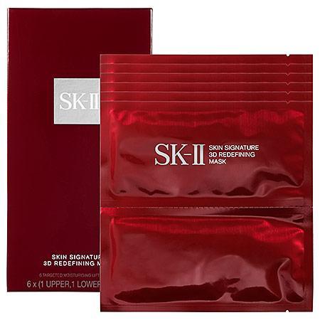 Sk-ii Skin Signature 3d Redefining Mask 6 X 1 Upper, 1 Lower Masks