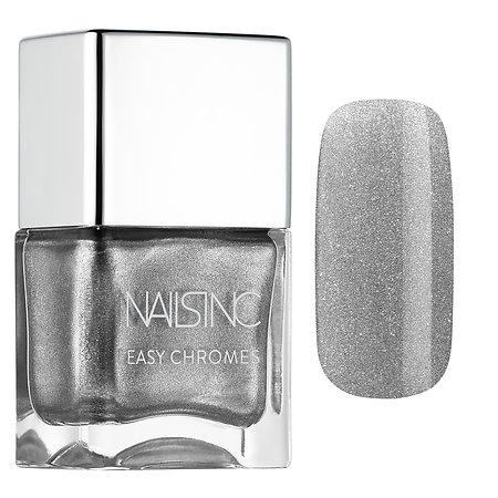 Nails Inc. Easy Chrome Nail Polish Collection Steely Stare 0.47 Oz/ 14 Ml