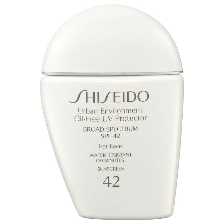 Shiseido Urban Environment Oil-free Uv Protector Broad Spectrum Face Sunscreen Spf 42 1 Oz/ 30 Ml