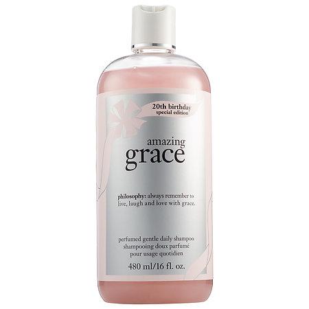 Philosophy Amazing Grace 20th Birthday Special Edition Perfumed Gentle Daily Shampoo 16 Oz