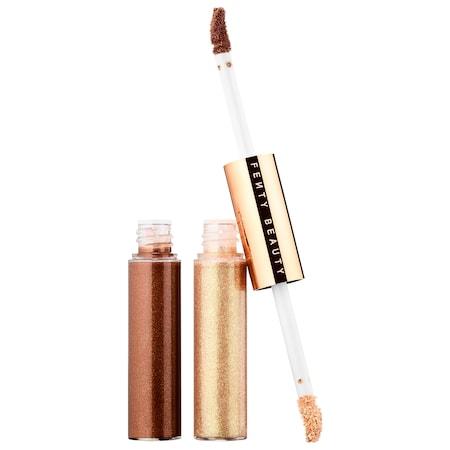 Fenty Beauty By Rihanna Island Bling 2-in-1 Liquid Eye Shimmer Summer Fling/ Reignbow 2 X 0.14 Oz/ 4.1 Ml