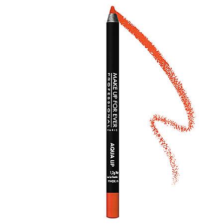 Make Up For Ever Aqua Lip Waterproof Lipliner Pencil 17c Bright Orange 0.04 Oz/ 1.2 G