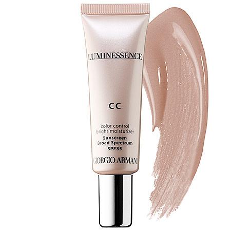 Giorgio Armani Luminessence Cc Color Control Bright Moisturizer Spf 35 5 1.01 Oz