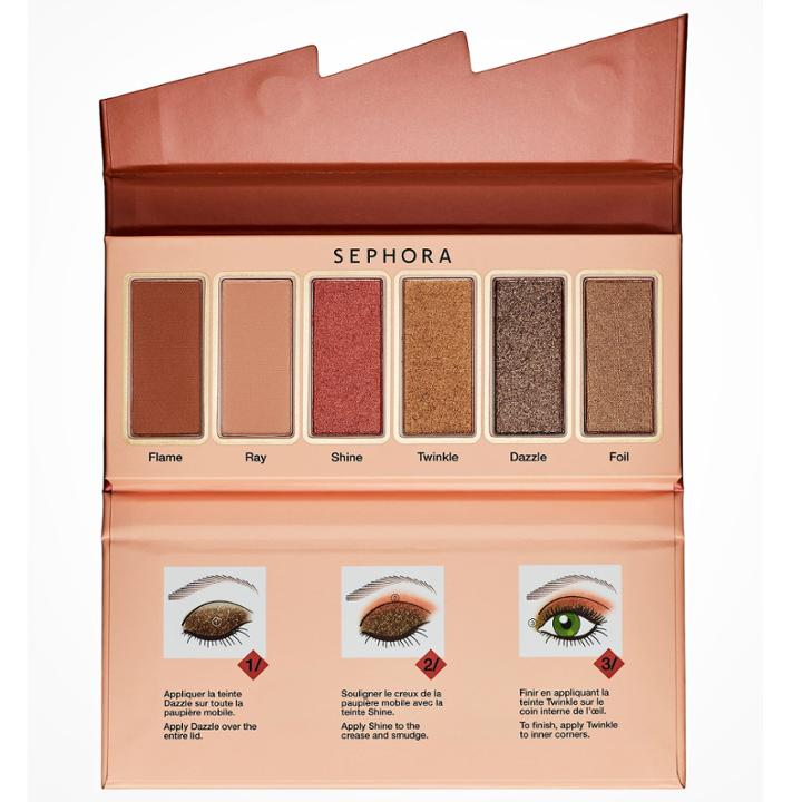 Sephora Collection Flash Sequins Miniature Palette 01 Peach Gold