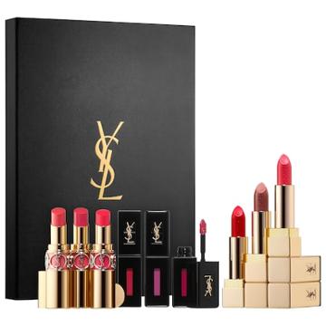 Yves Saint Laurent Lip Showroom Vault 3x 0.13 Oz/ 3.8 G, 3x 0.15 Oz/ 4 Ml, 3x 0.18 Oz/ 5.5 Ml