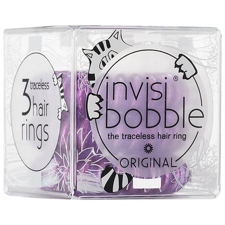 Invisibobble I Live In Wonderland Collection Original The Traceless Hair Ring Holiday Trio Meow & Ciao