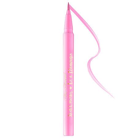 Too Faced Sketch Marker Liquid Art Eyeliner Candy Pink 0.015 Oz/ 0.42 G