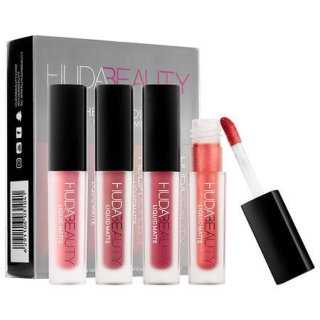 Huda Beauty Liquid Matte Minis Pink Edition 4 X 0.064 Oz/ 1.9 Ml