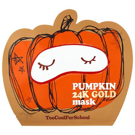 Too Cool For School Pumpkin 24k Gold Sheet Mask 1 Single-use Mask