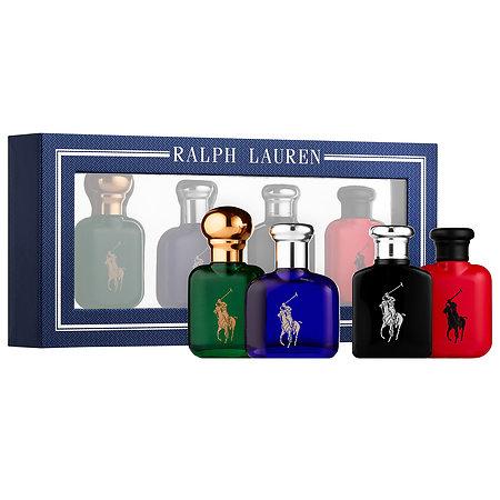 Ralph Lauren World Of Polo Collection 4 X 0.5 Oz/ 15 Ml