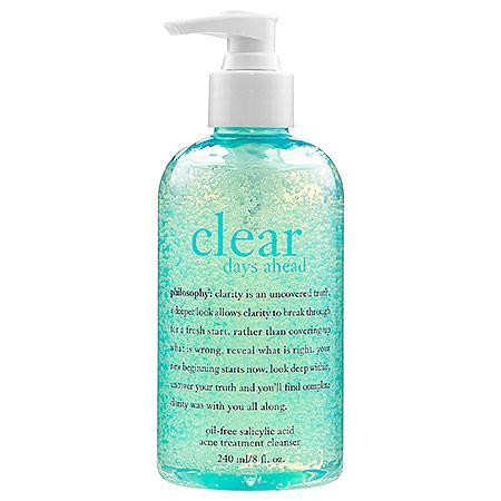 Philosophy Clear Days Ahead(tm) Oil-free Salicylic Acid Acne Treatment Cleanser 8 Oz
