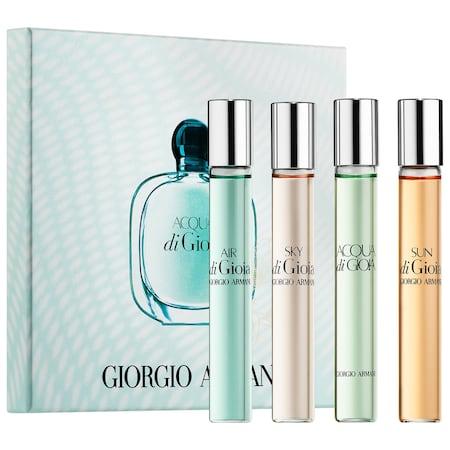 Giorgio Armani Beauty Gioia Quad Gift Set 4 X 0.34 Oz/ 10 Ml