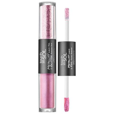 Touch In Sol Metallist Liquid Foil & Glitter Eye Shadow Duo #22 Ida Liquid 0.123 Oz / Glitter 0.070 Oz